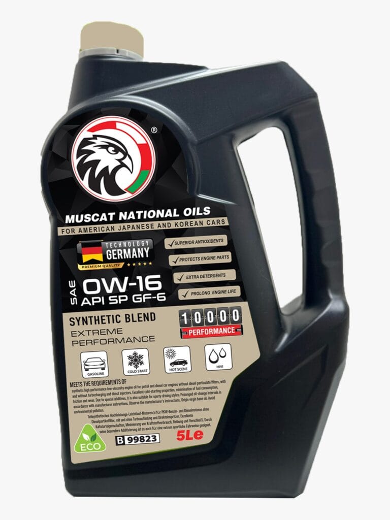 SAE 0W-16 API SP GF-6 Synthetic Blend Extreme Performance - 5Le