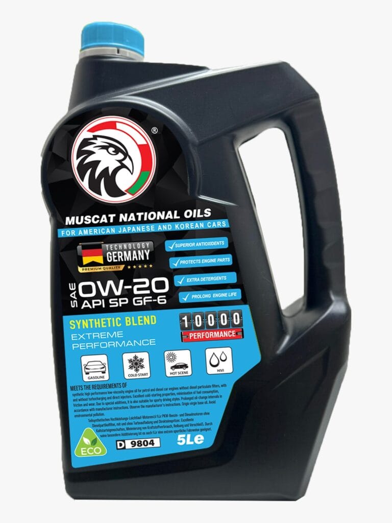 SAE 0W-20 API SP GF-6 Synthetic Blend Extreme Performance - 5Le