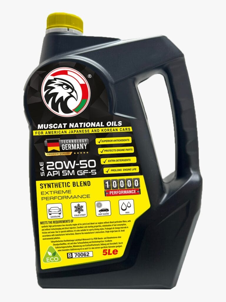 SAE 20W-50 API SM GF-5 Synthetic Blend Extreme Performance - 5Le